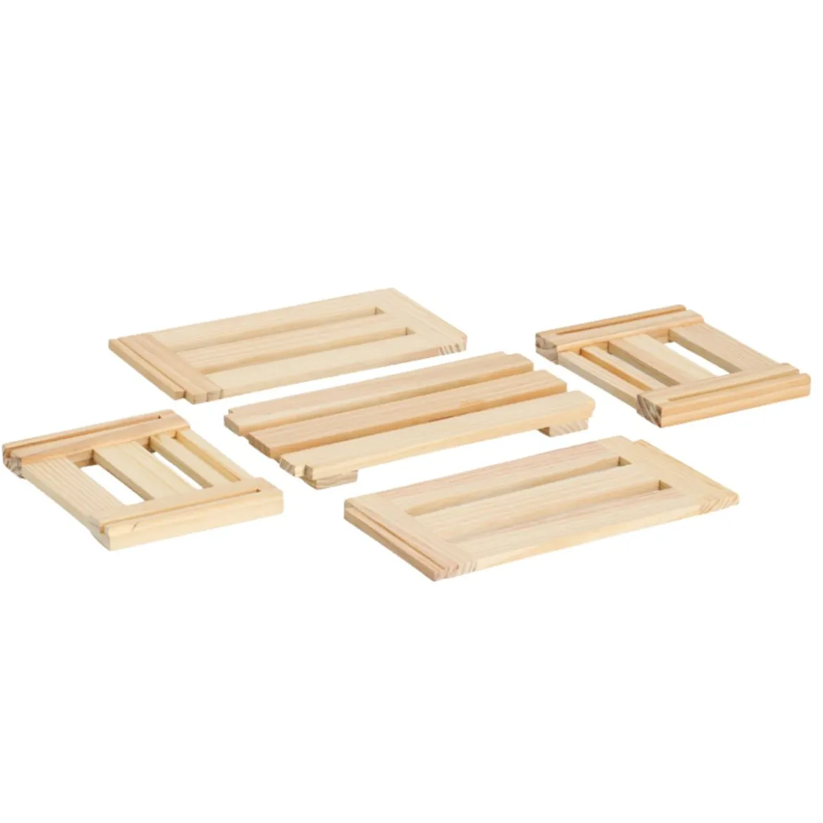 Caisse de rangement démontable en bois (S)