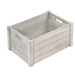 Caisse de rangement en bois. L
