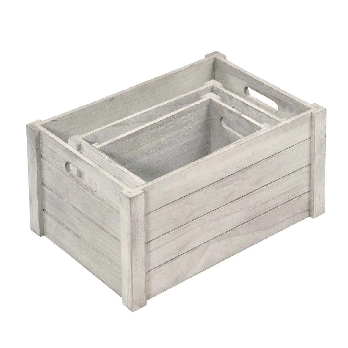Caisse de rangement en bois. L