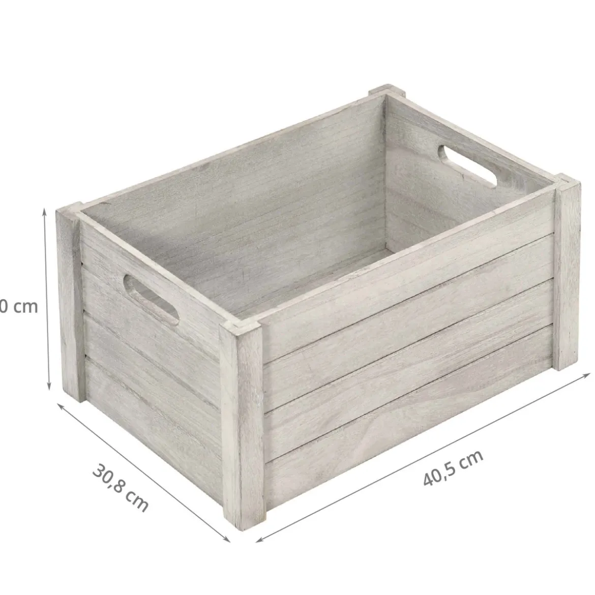 Caisse de rangement en bois. L