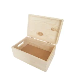 Caisse en bois avec couvercle S