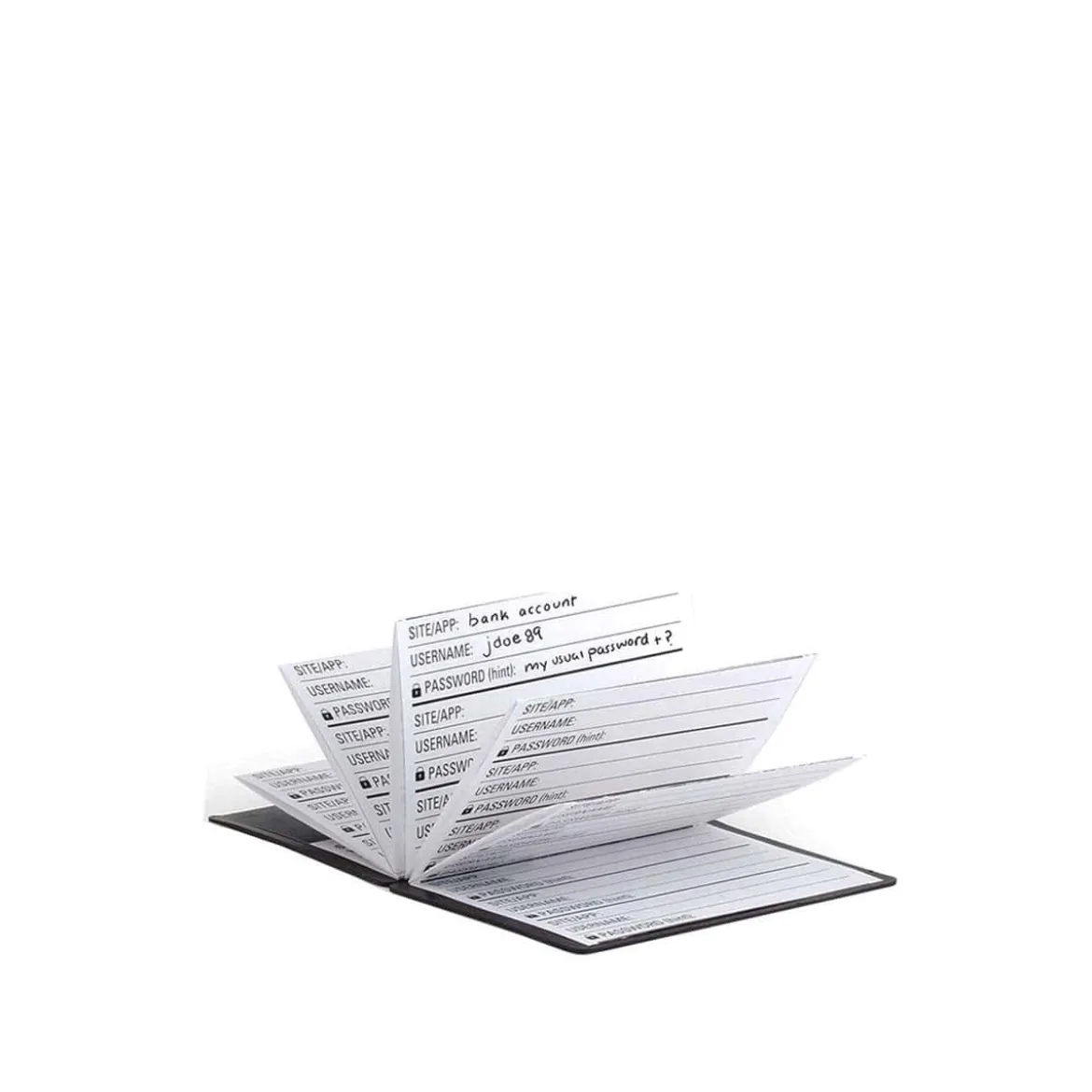 Carnet discret pour mots de passe