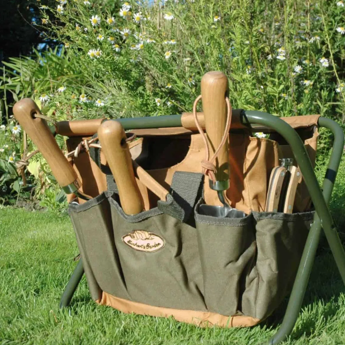Chaise range outils de jardinage