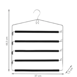 Cintre en métal pour 5 pantalons