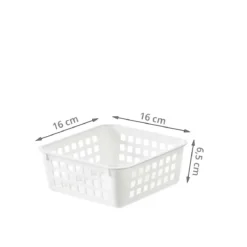 Compartiment carré pour tiroir de bureau en plastique recyclé