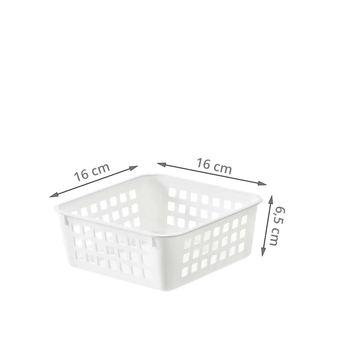 Compartiment carré pour tiroir de bureau en plastique recyclé