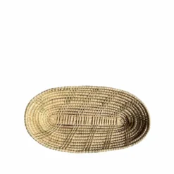 Corbeille rectangulaire en rotin tressé
