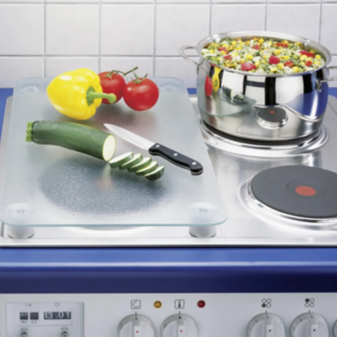 2 couvre plaques de cuisson transparentes