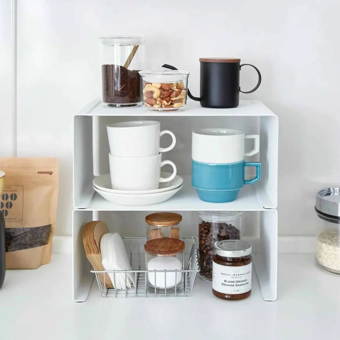 Demi-étagère de cuisine design