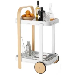 Desserte blanche de style scandinave