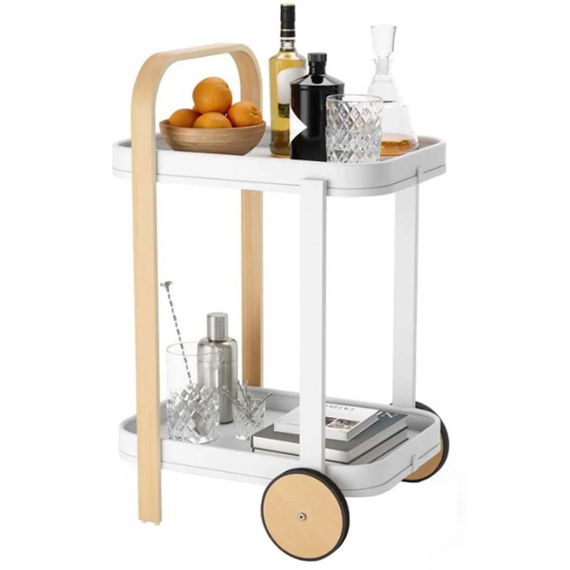 Desserte blanche de style scandinave