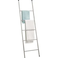 Echelle porte serviettes de salle de bain