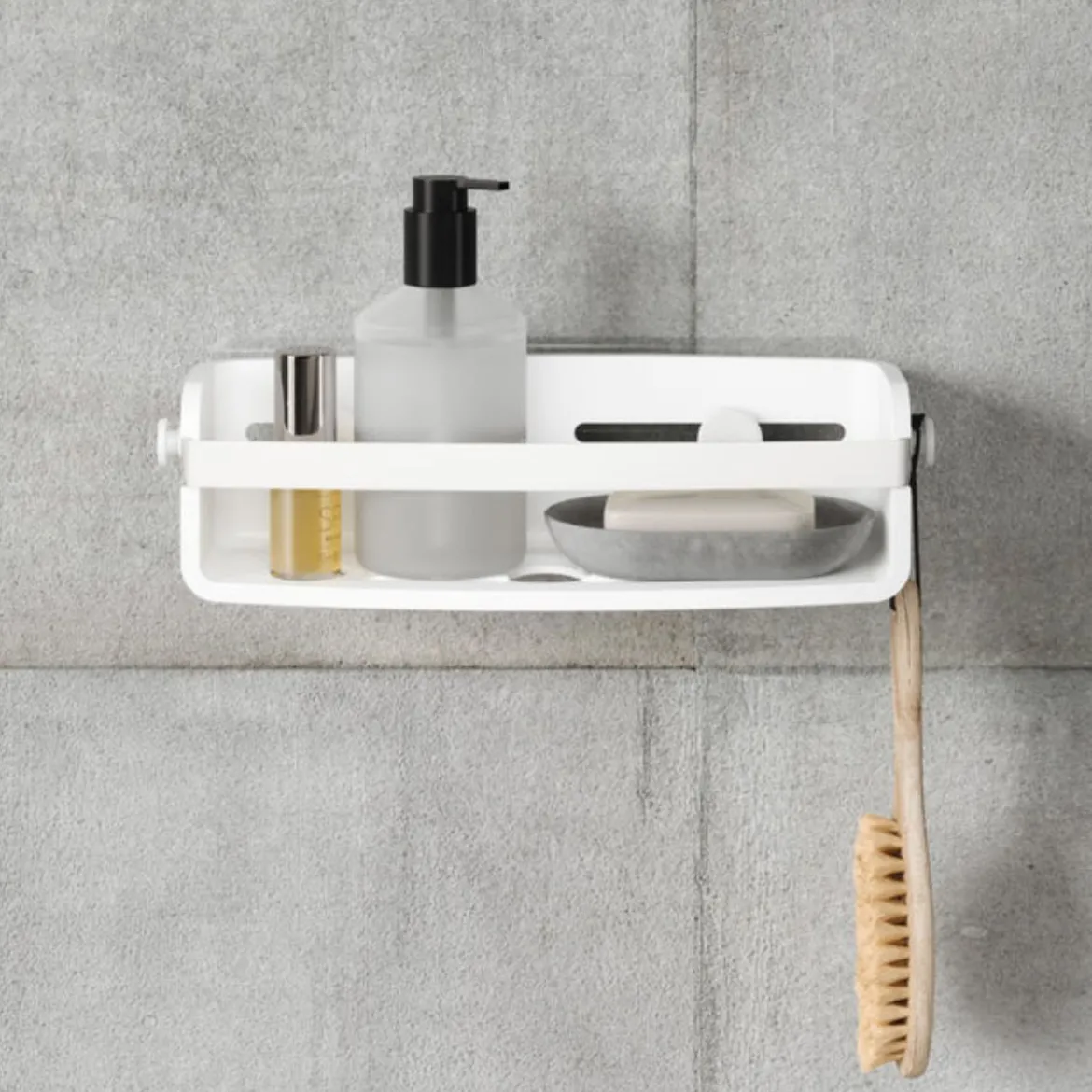 Etagère de douche adhésive