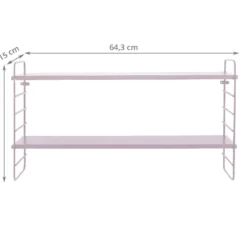 Etagère murale vieux rose