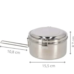 Gamelle de camping en inox
