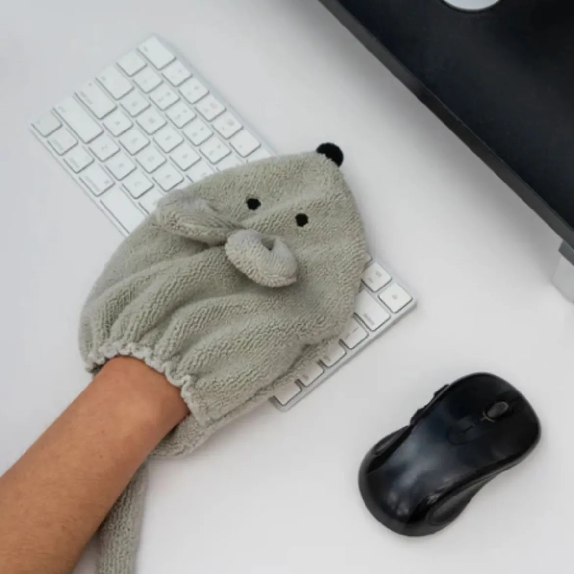Gant microfibre amusant pour bureau