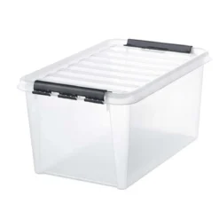 Grande boîte de rangement transparente 47 litres