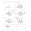 Grand panier coulissant pour placard de cuisine