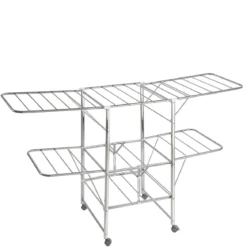 Grand étendoir à linge en inox