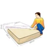 Housse de protection pour matelas 2 places