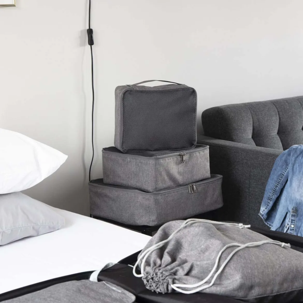 Housse de rangement pour valise