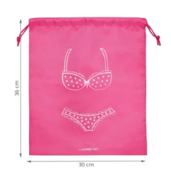 Housse de voyage pour lingerie femme rose