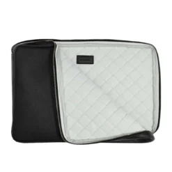 Housse pour ordinateur 15 pouces en simili cuir noir