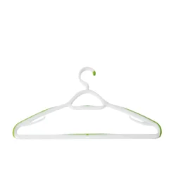 Lot de 2 cintres en plastique antiglisse