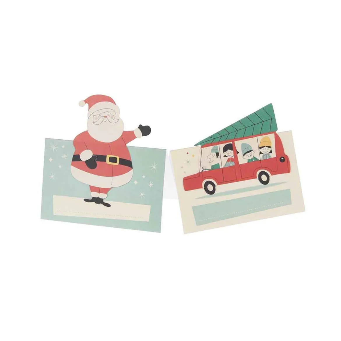 6 marque-places de Noël