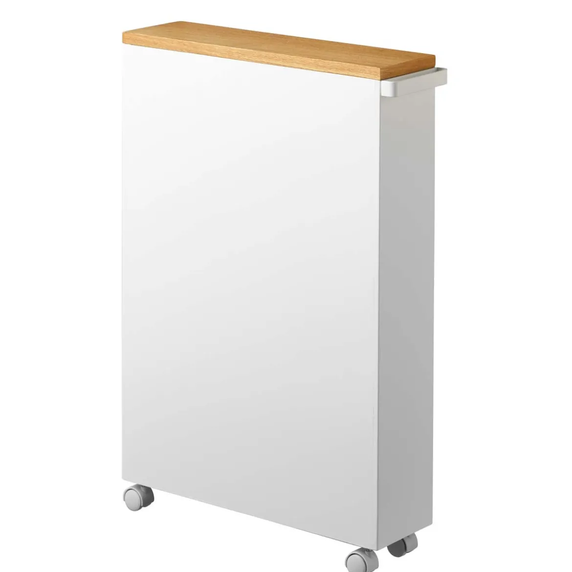Meuble de rangement étroit pour toilettes