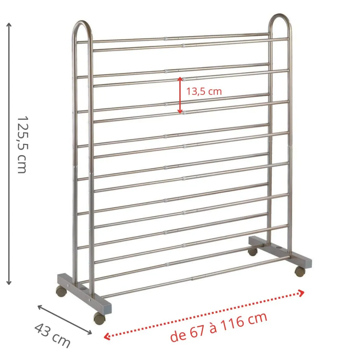 Meuble étagère à chaussures 42 paires