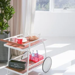 Mini Cagette en plastique rouge empilable et pliable