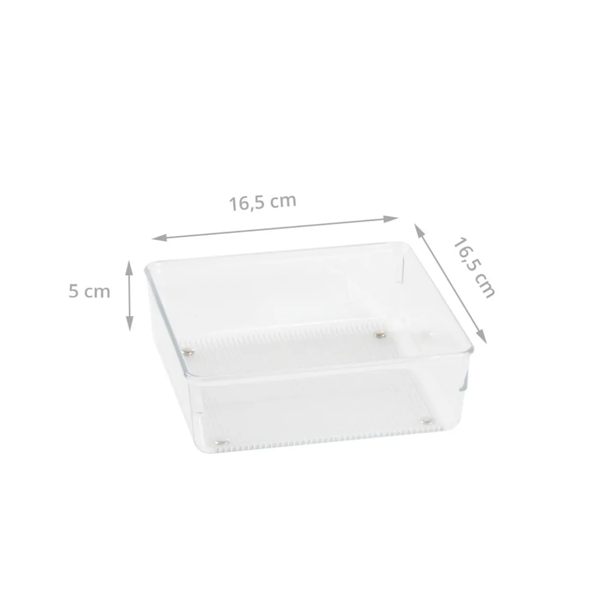Organisateur carré en acrylique pour tiroirs
