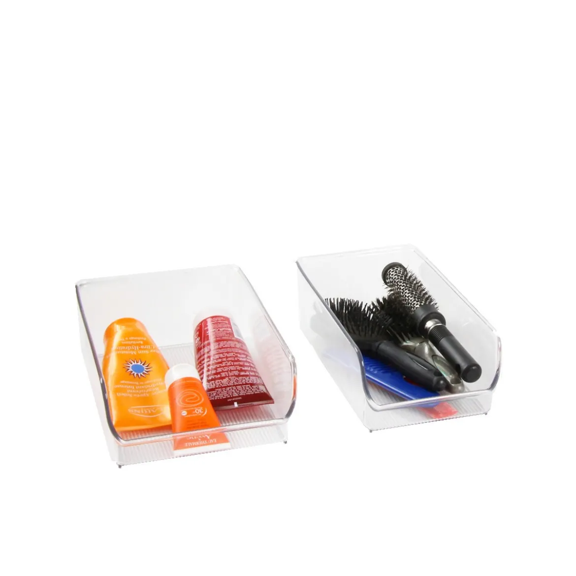 Organisateur de placard M en plastique transparent