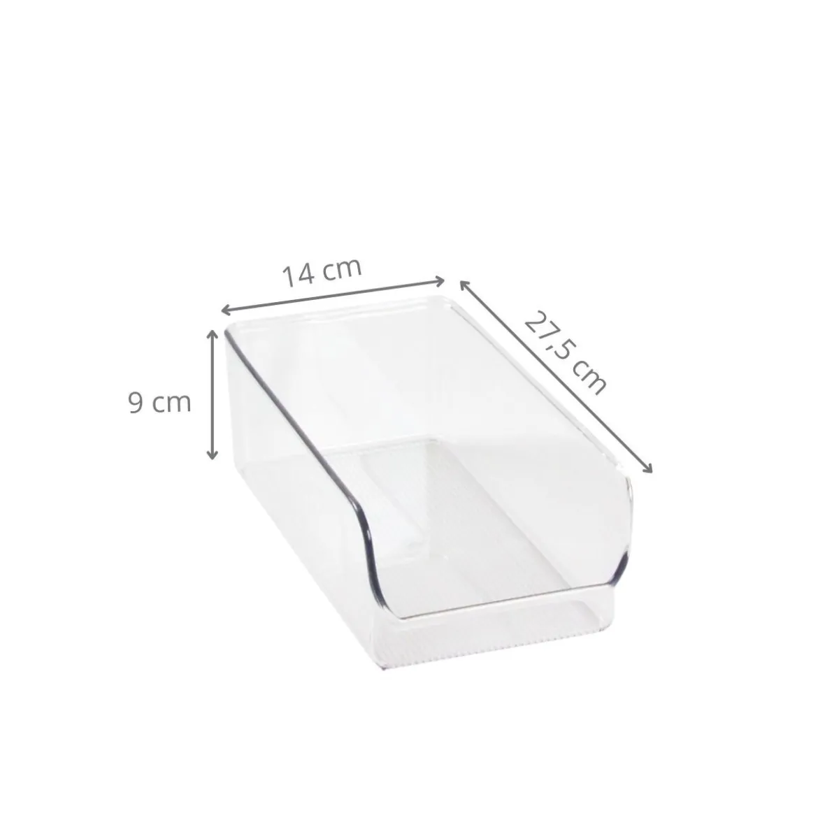 Organisateur de placard S en plastique transparent
