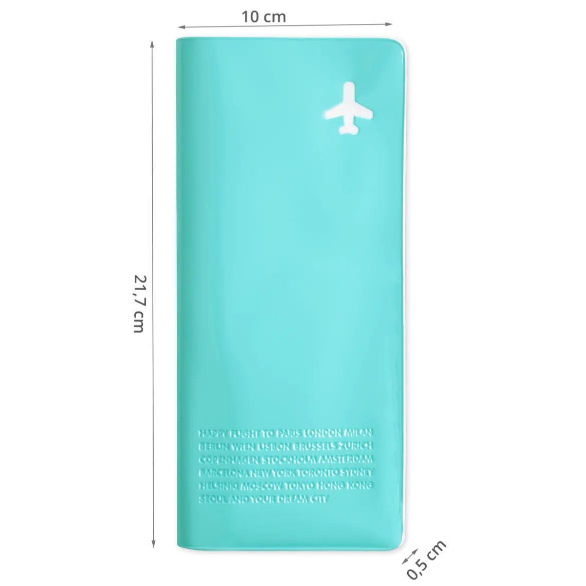 Organisateur de voyage turquoise