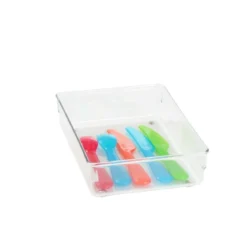Organisateur M rectangulaire en acrylique pour tiroirs