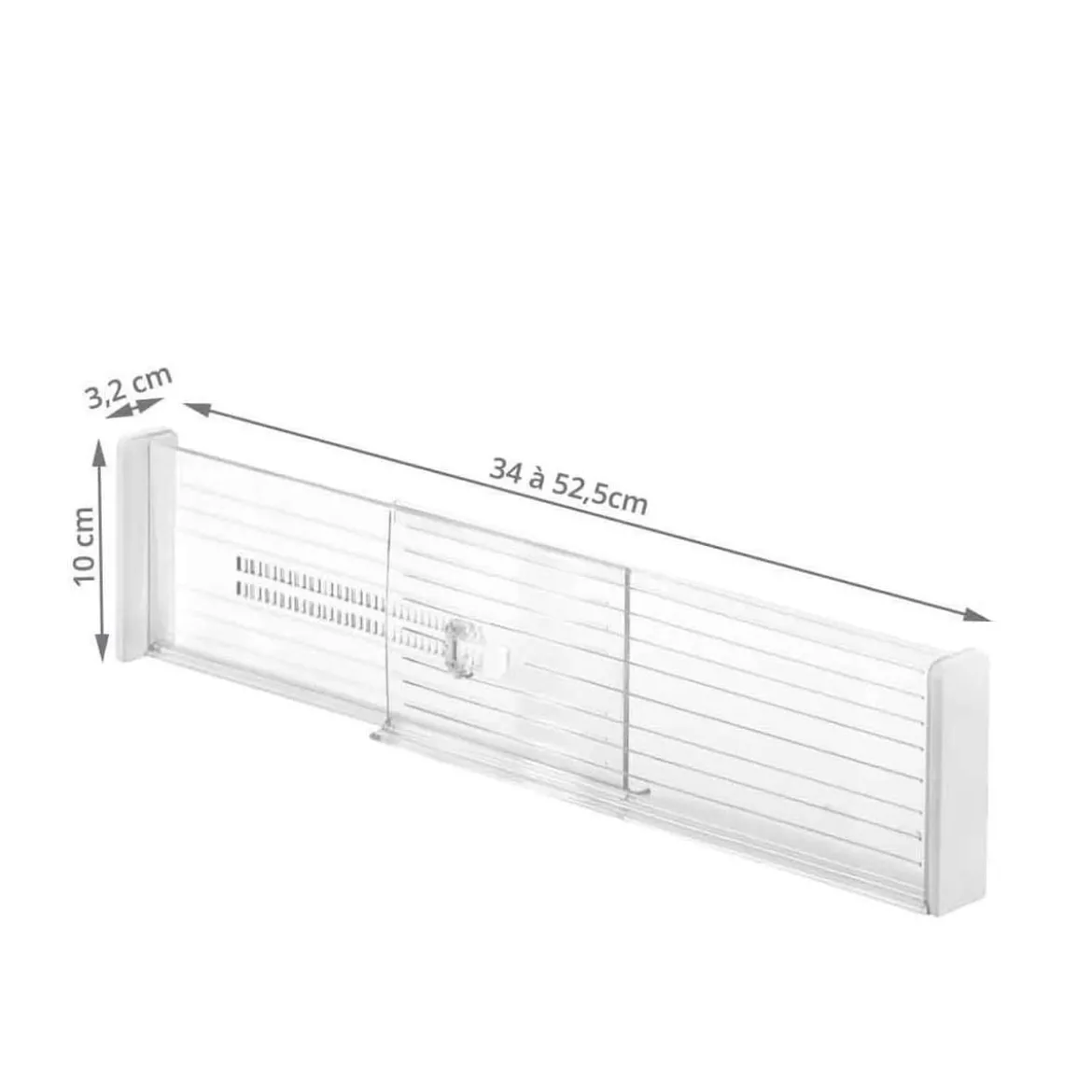 2 organisateurs extensibles de tiroir haut