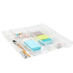 Organisateur étroit L en acrylique pour tiroirs