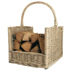 Panier à bûches en osier