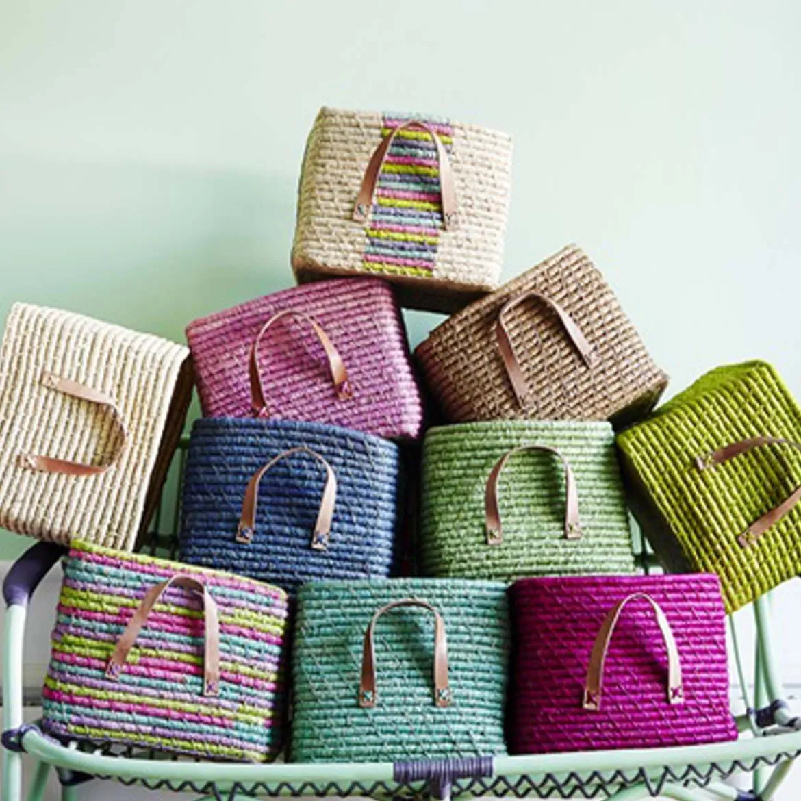Panier cube de rangement 30 cm