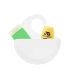 Panier de douche blanc M