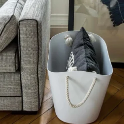 Panier de rangement design Blanc