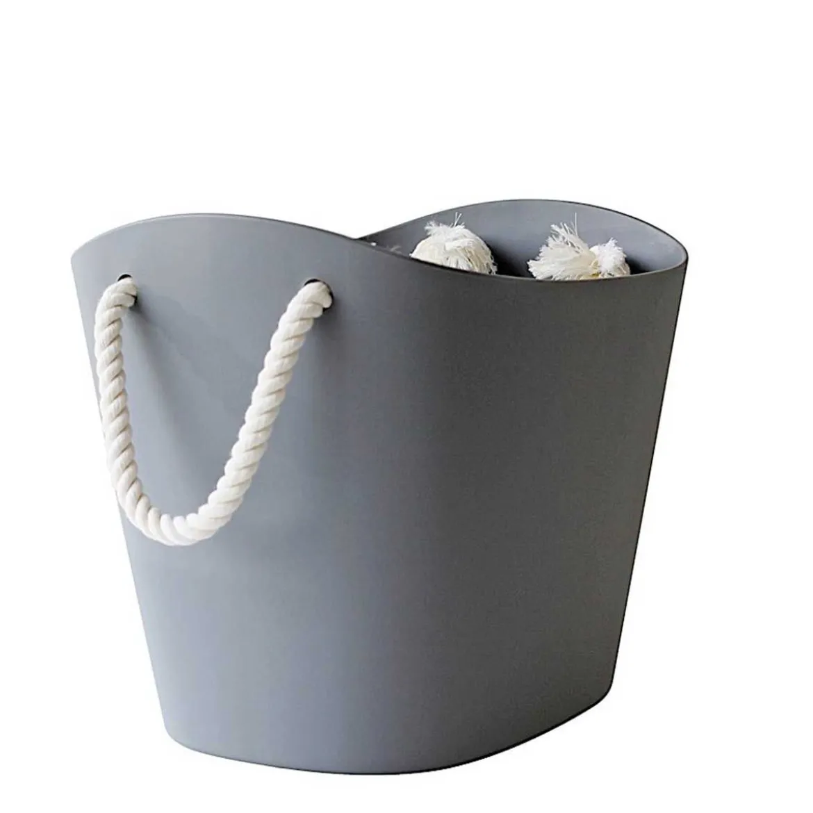 Panier de rangement design. Gris