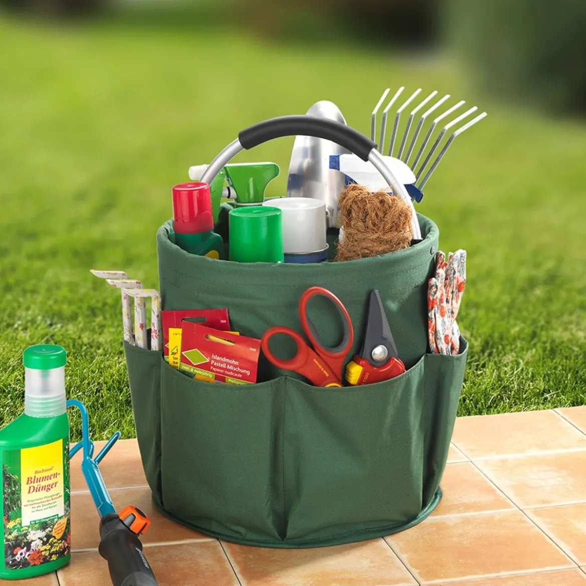 Panier de rangement pour jardinage