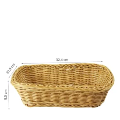 Panier à pain tressé et lavable. Taille M