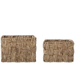 2 paniers de rangement rectangulaires