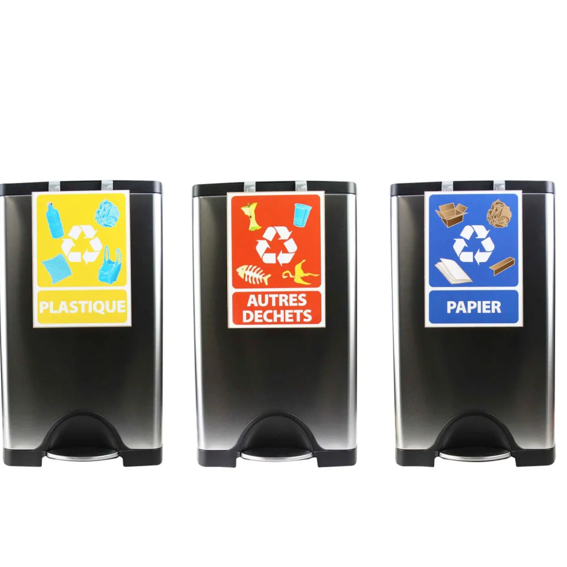 3 Panneaux de tri sélectif