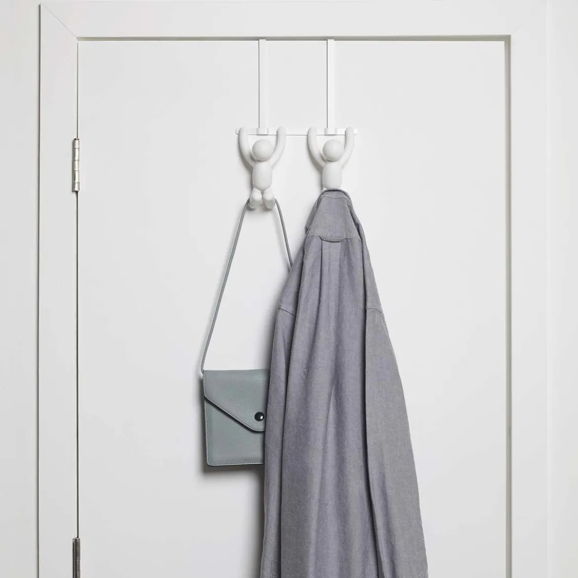 Patère double de porte ludique