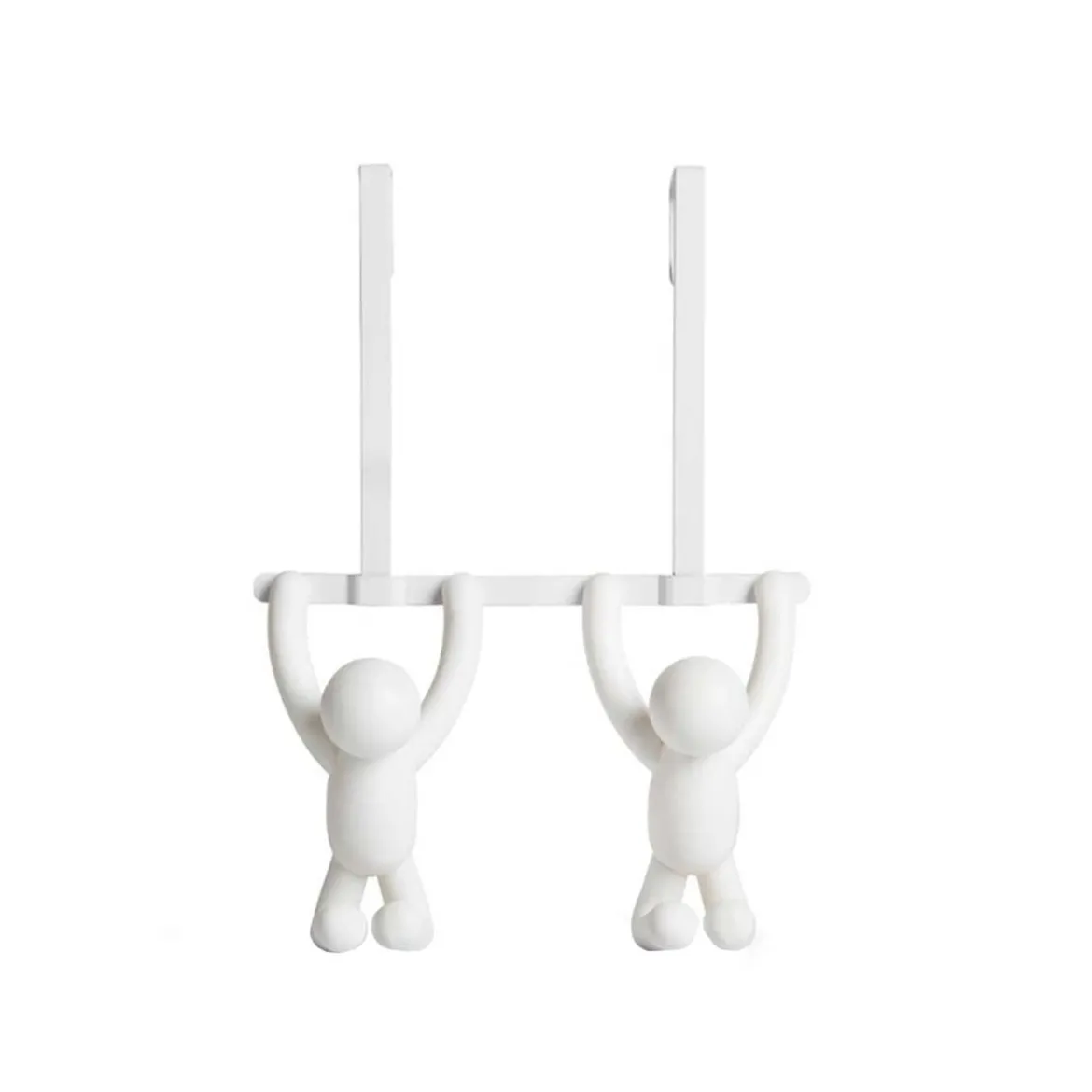 Patère double de porte ludique